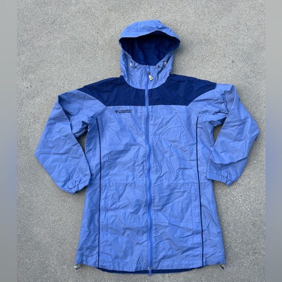 Columbia Jackets & Blazers - Columbia Blue Hooded Jacket Women Size Small